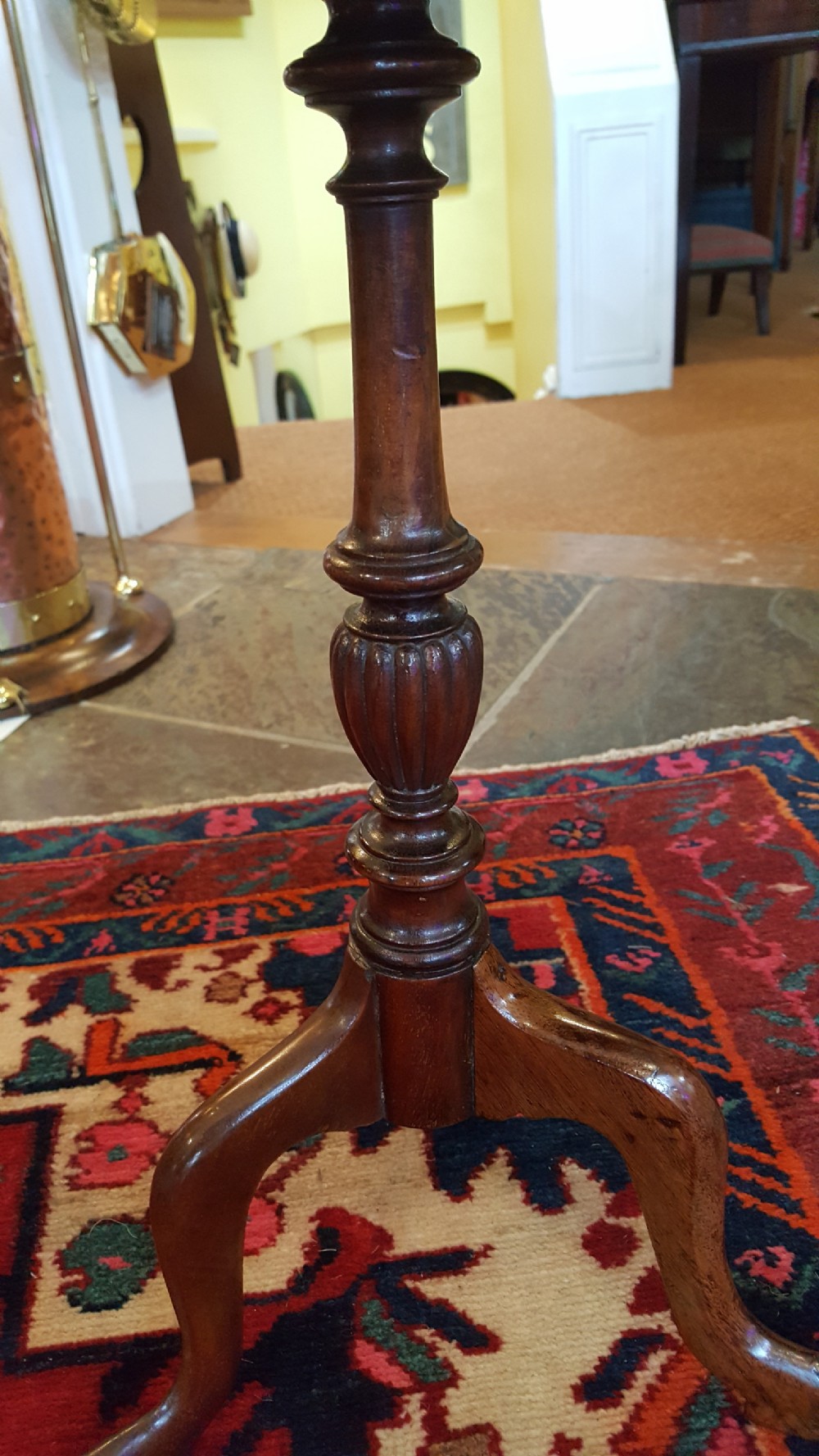 Edwardian Inlaid Mahogany Side Lamp Table View III