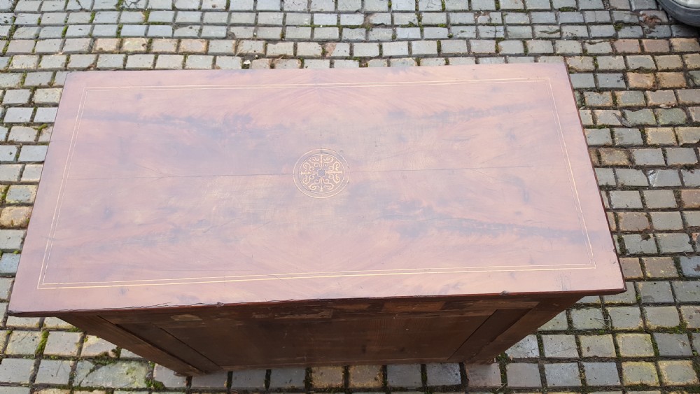 Mid 19thC mahogany console table View II