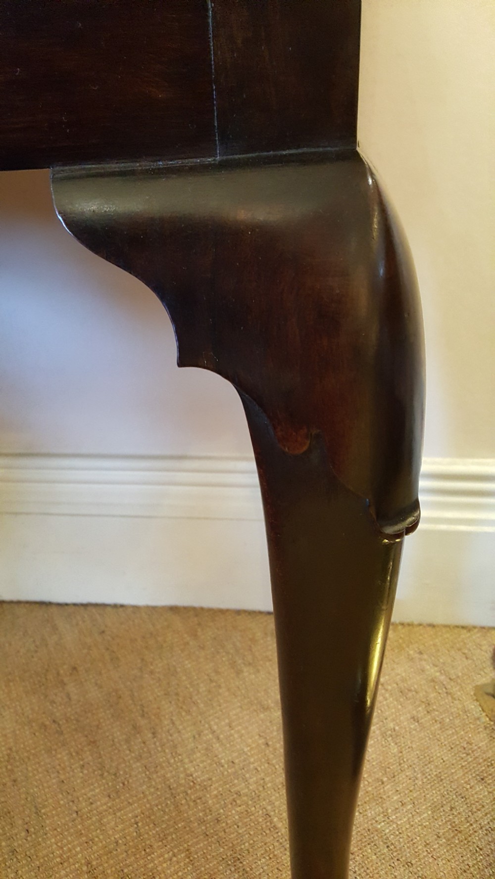 George II Mahogany Fold Over Card Table View VI
