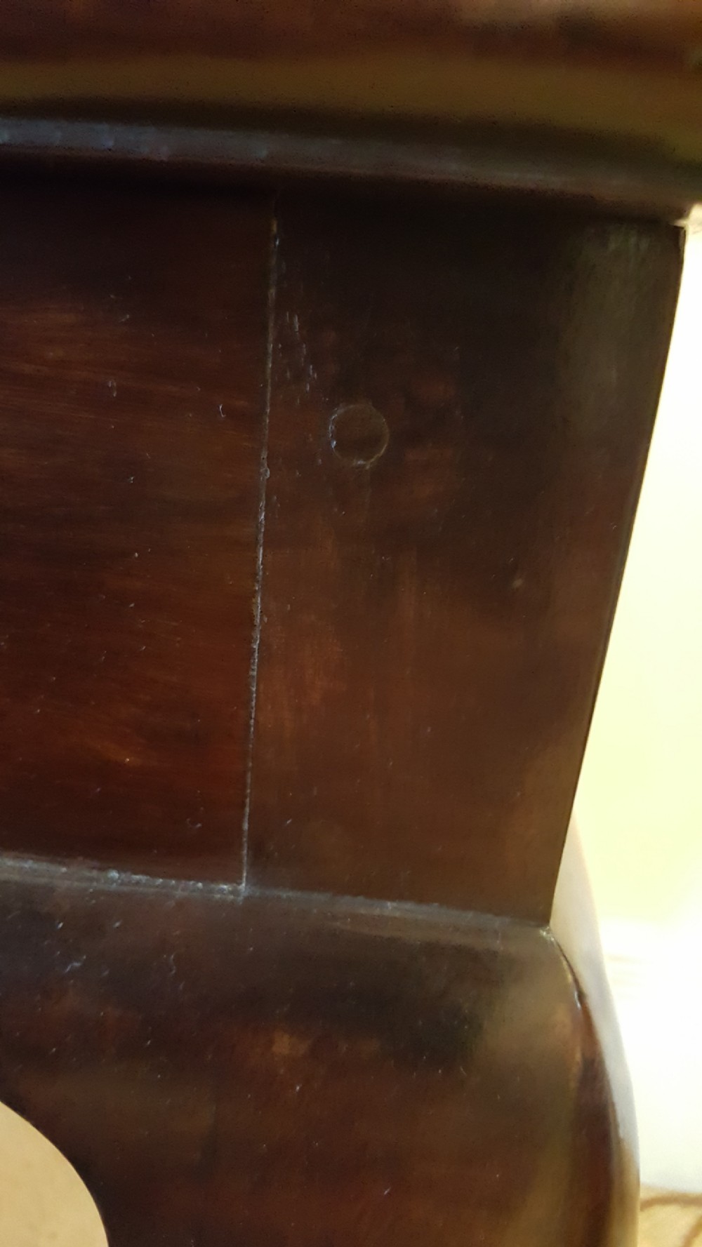 George II Mahogany Fold Over Card Table View VIII