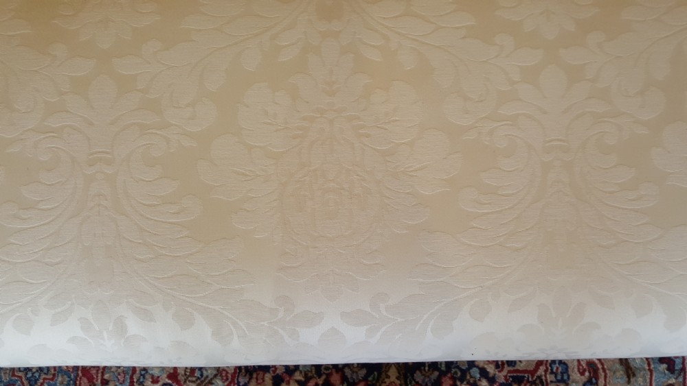 Edwardian Mahogany and Upholstered Window Seat View VI