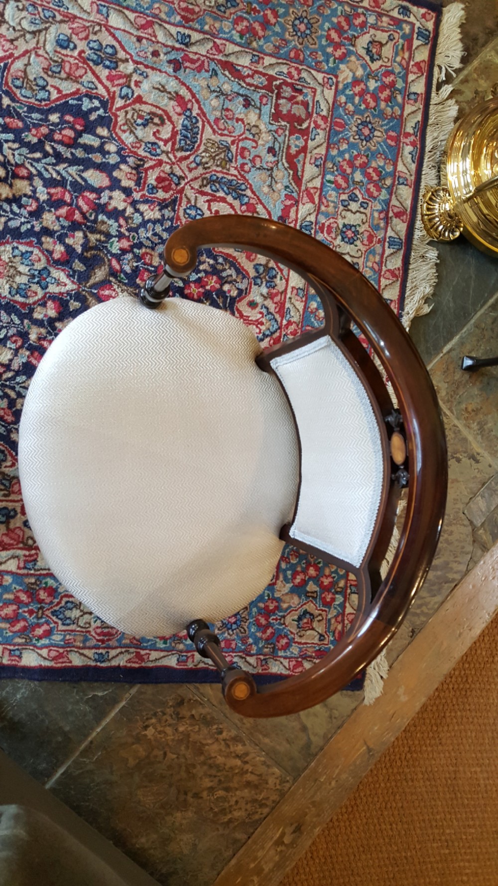 Edwardian Mahogany Childs Tub Chair View II