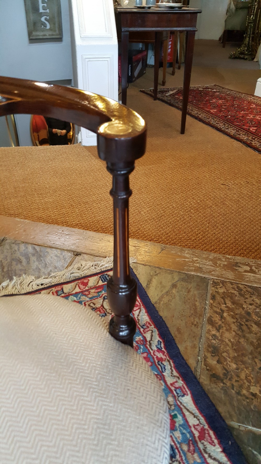Edwardian Mahogany Childs Tub Chair View IV