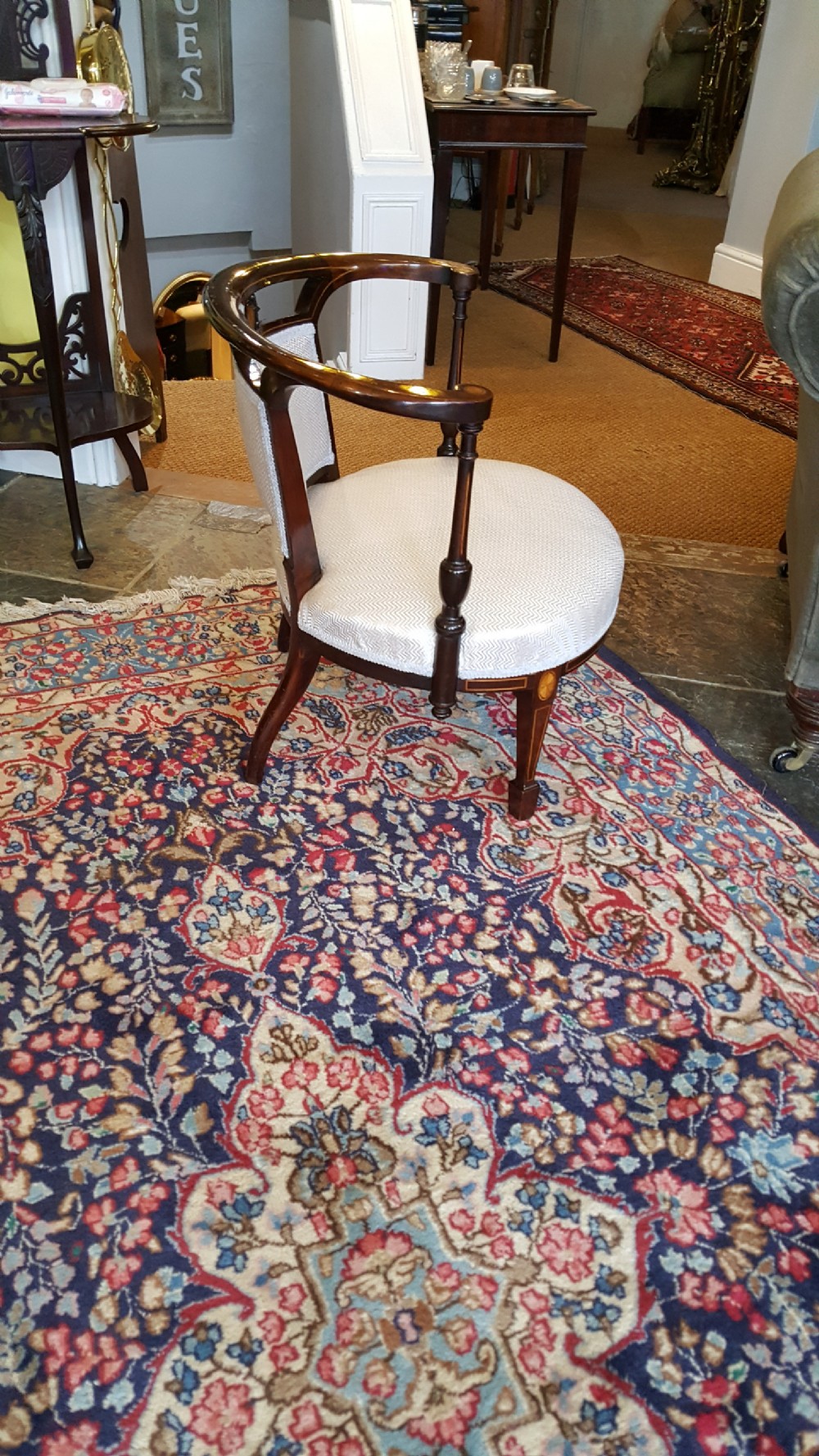 Edwardian Mahogany Childs Tub Chair View VI