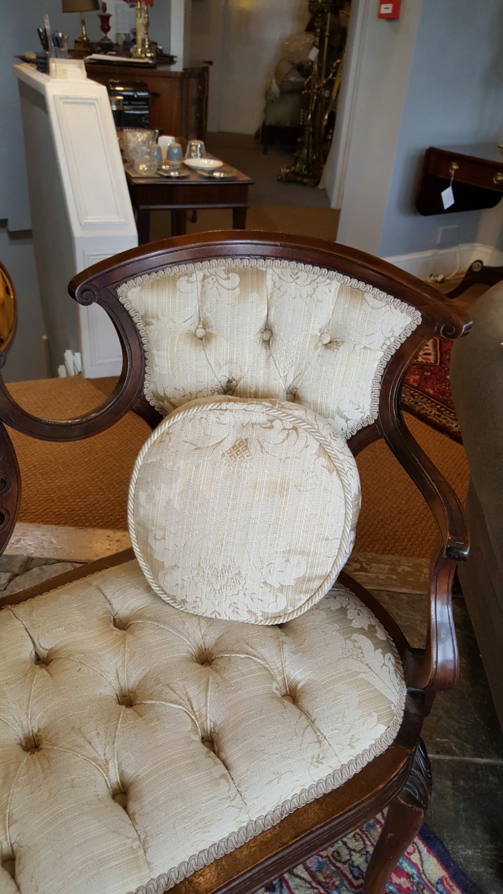 Edwardian Mahogany Chaise Lounge View II