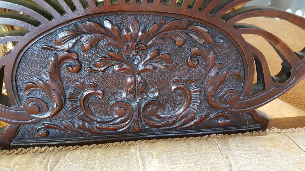 Edwardian Mahogany Chaise Lounge View VII