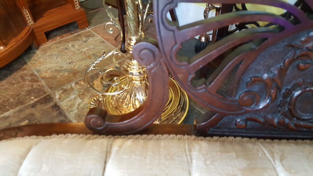 Edwardian Mahogany Chaise Lounge View VIII