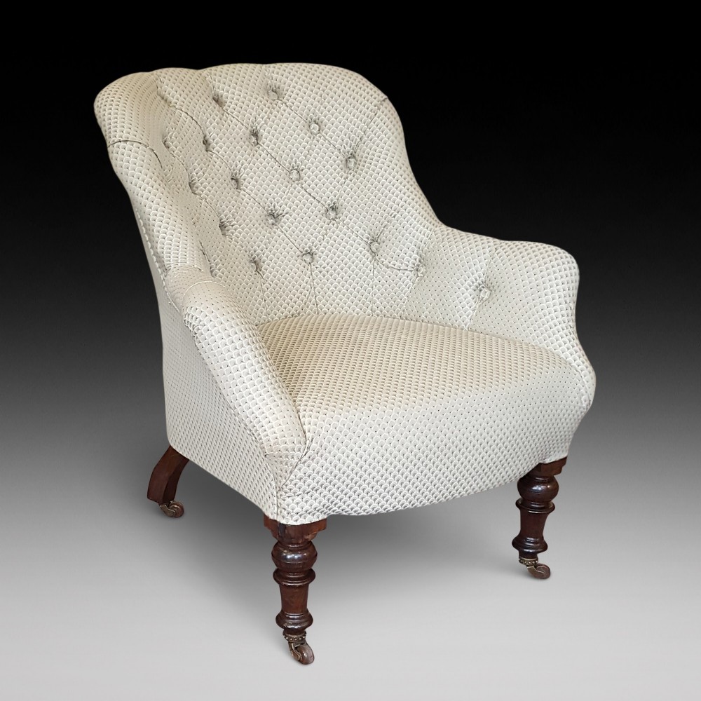 Victorian Spoonback Nursing Chair