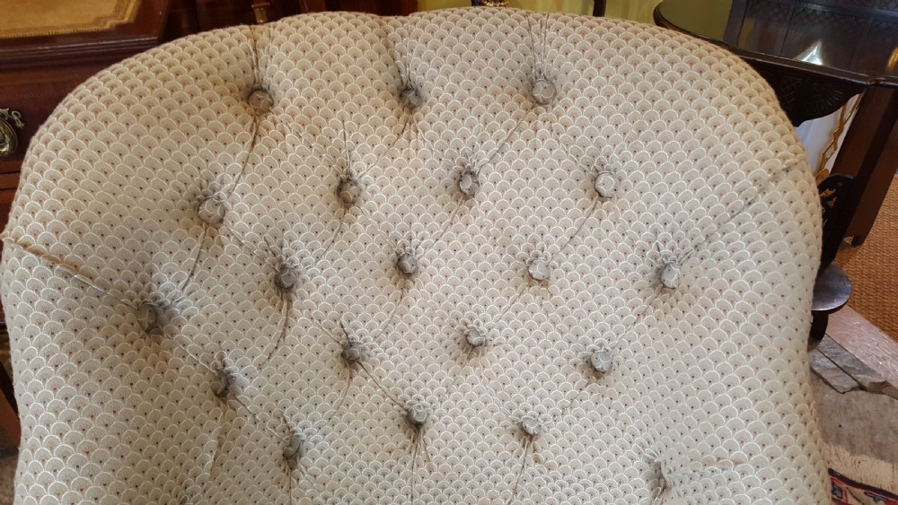 Victorian Spoonback Nursing Chair View III
