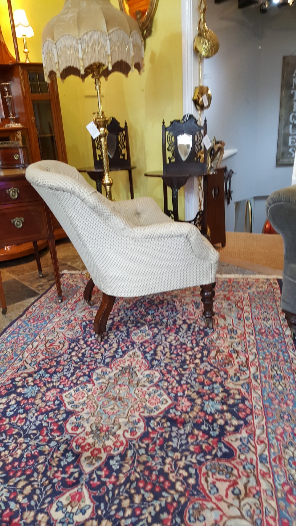 Victorian Spoonback Nursing Chair View VI