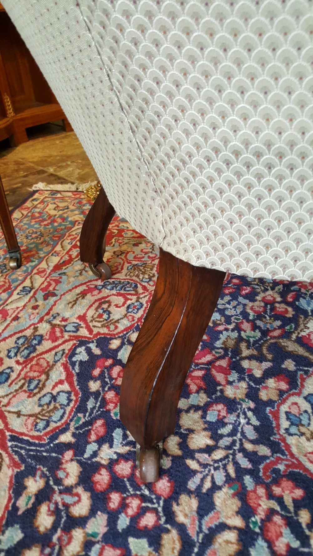 Victorian Spoonback Nursing Chair View VII