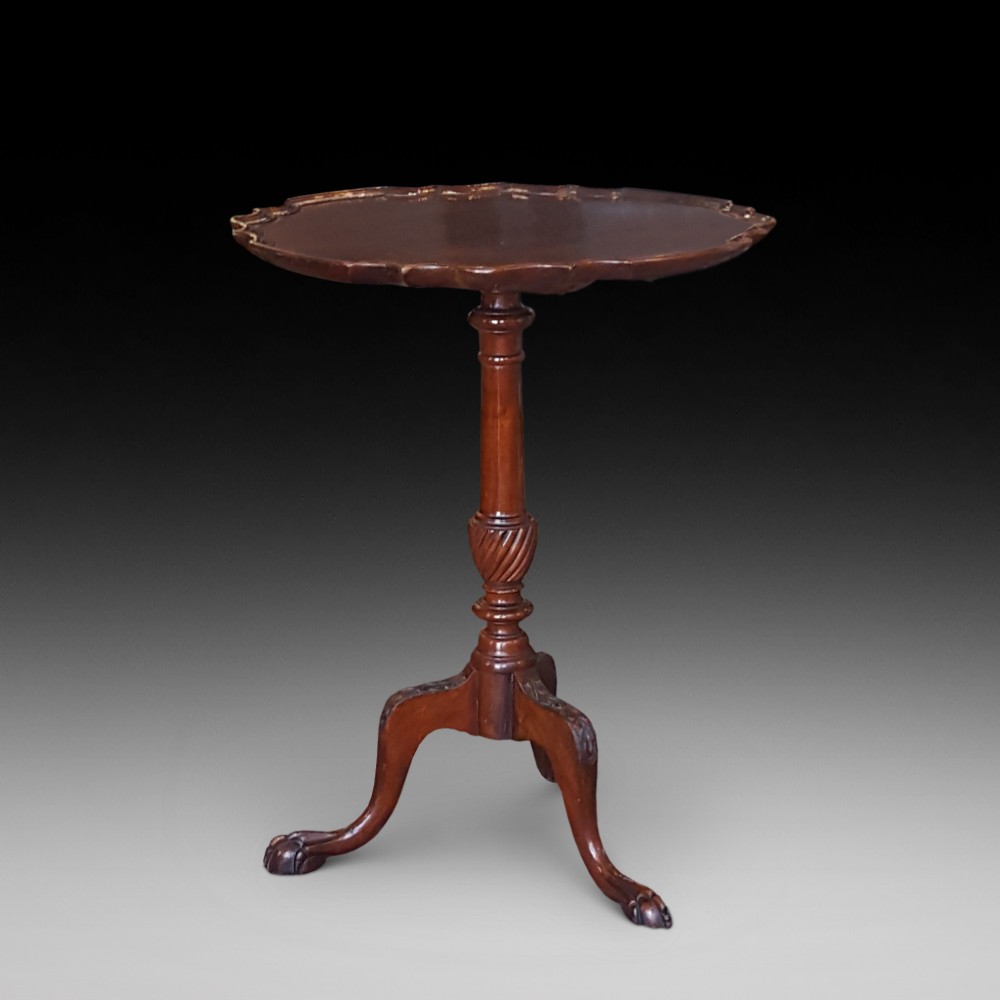 George III style mahogany tripod table