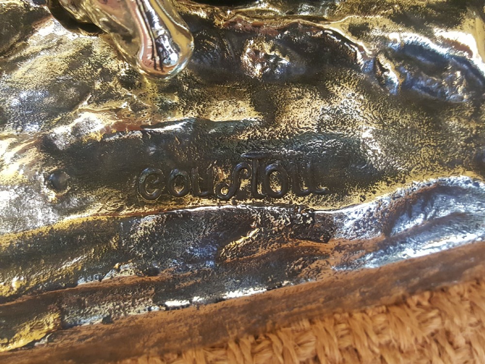 Large Pair of Victorian Brass Marly Horses View V