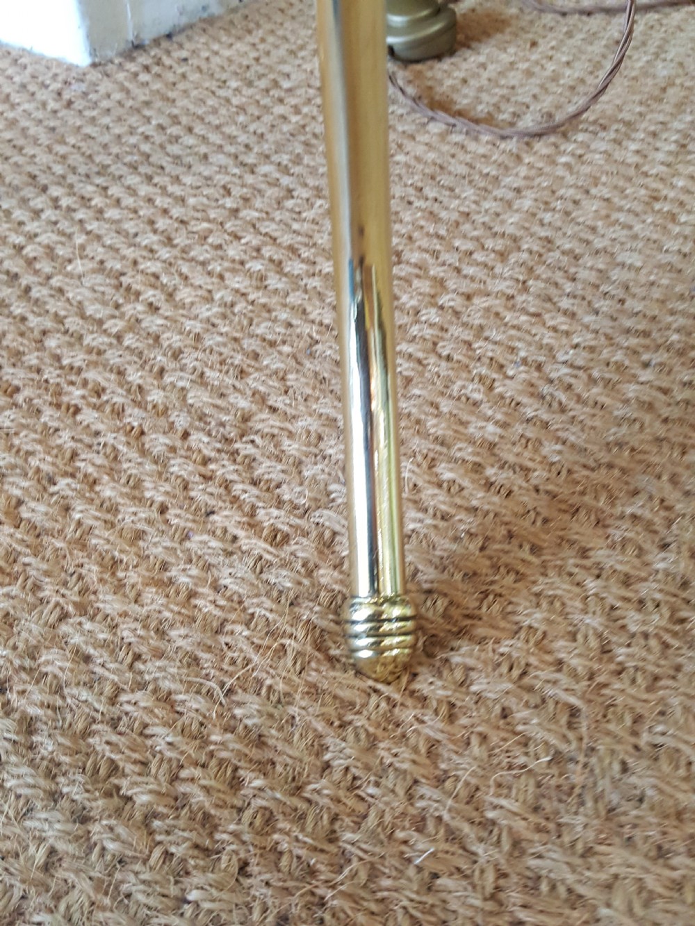 Victorian Brass Combination Standard Lamp  View IX