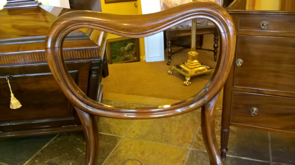 Six late Regency rosewood dining chairs View VI