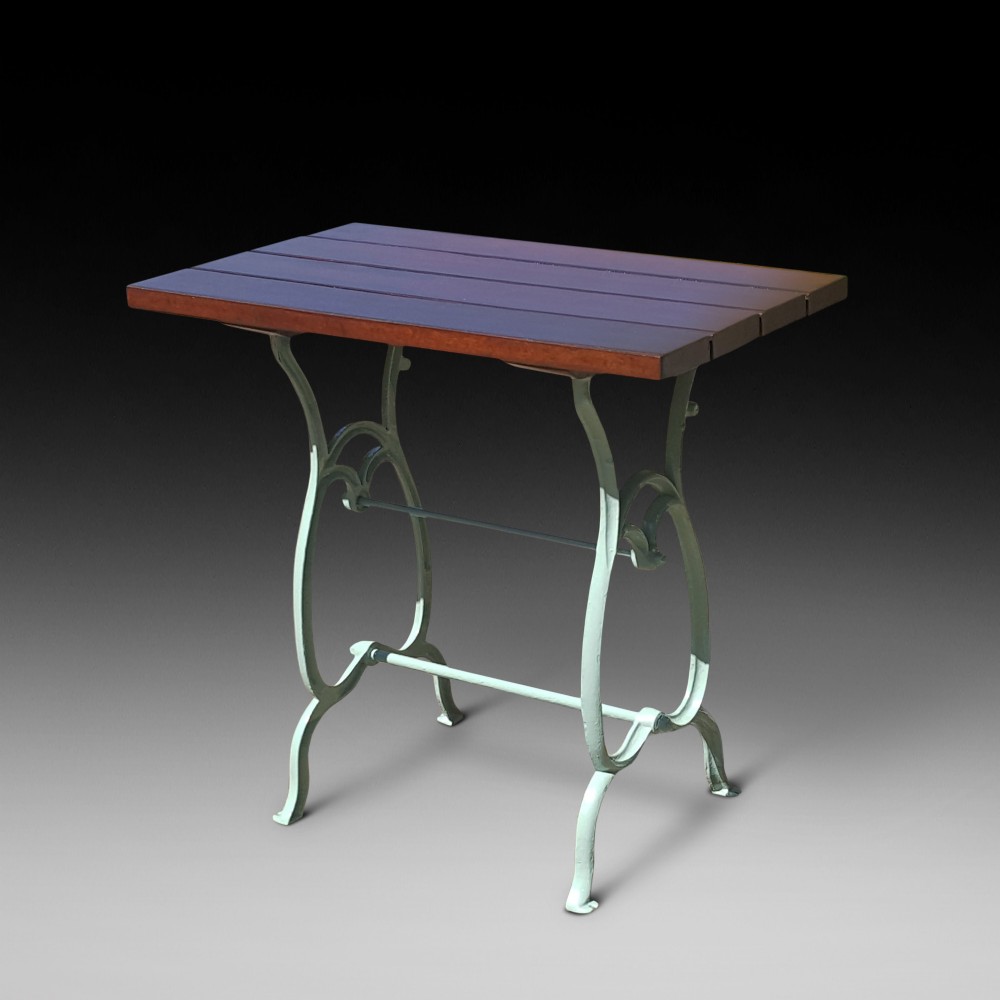 Art Nouveu Cast Iron Garden Table