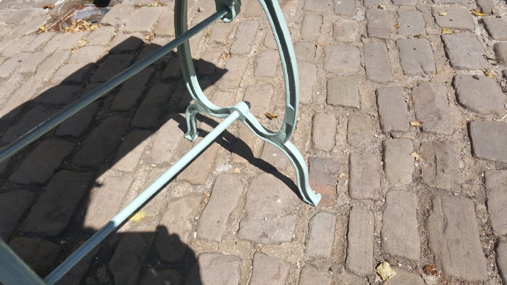 Art Nouveu Cast Iron Garden Table View VI