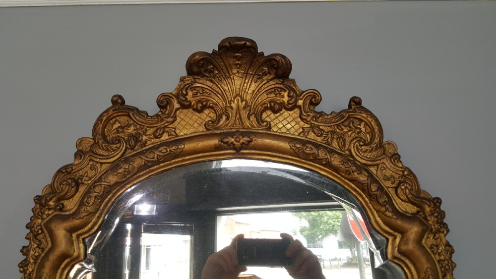 18thC Dutch Gilt Mirror View III