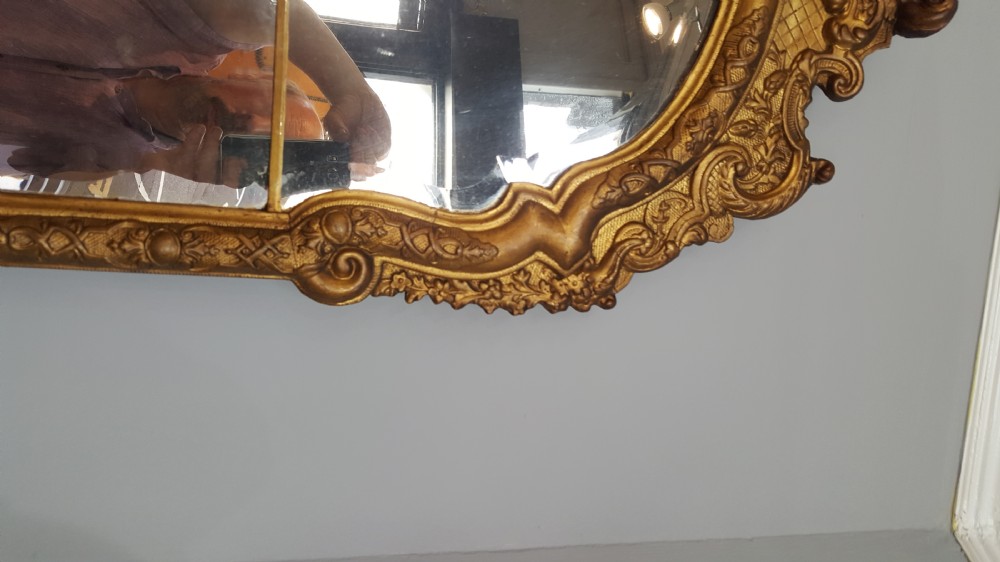 18thC Dutch Gilt Mirror View IV
