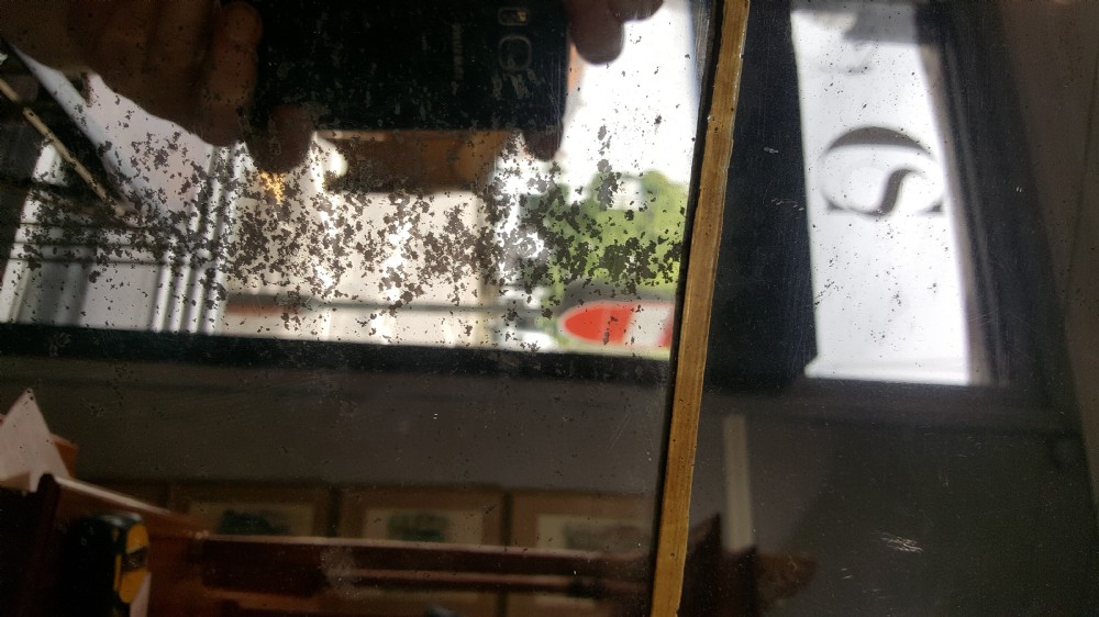 18thC Dutch Gilt Mirror View V