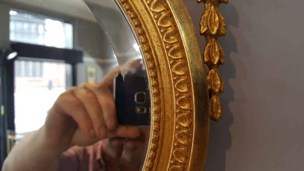 Regency gilt gesso wall mirror View VI