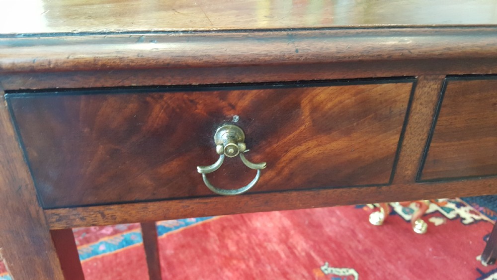 Georgian Mahogany Hall Table  View III