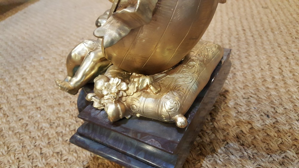 Pair of gilt bronze and marble table mirrors View IV