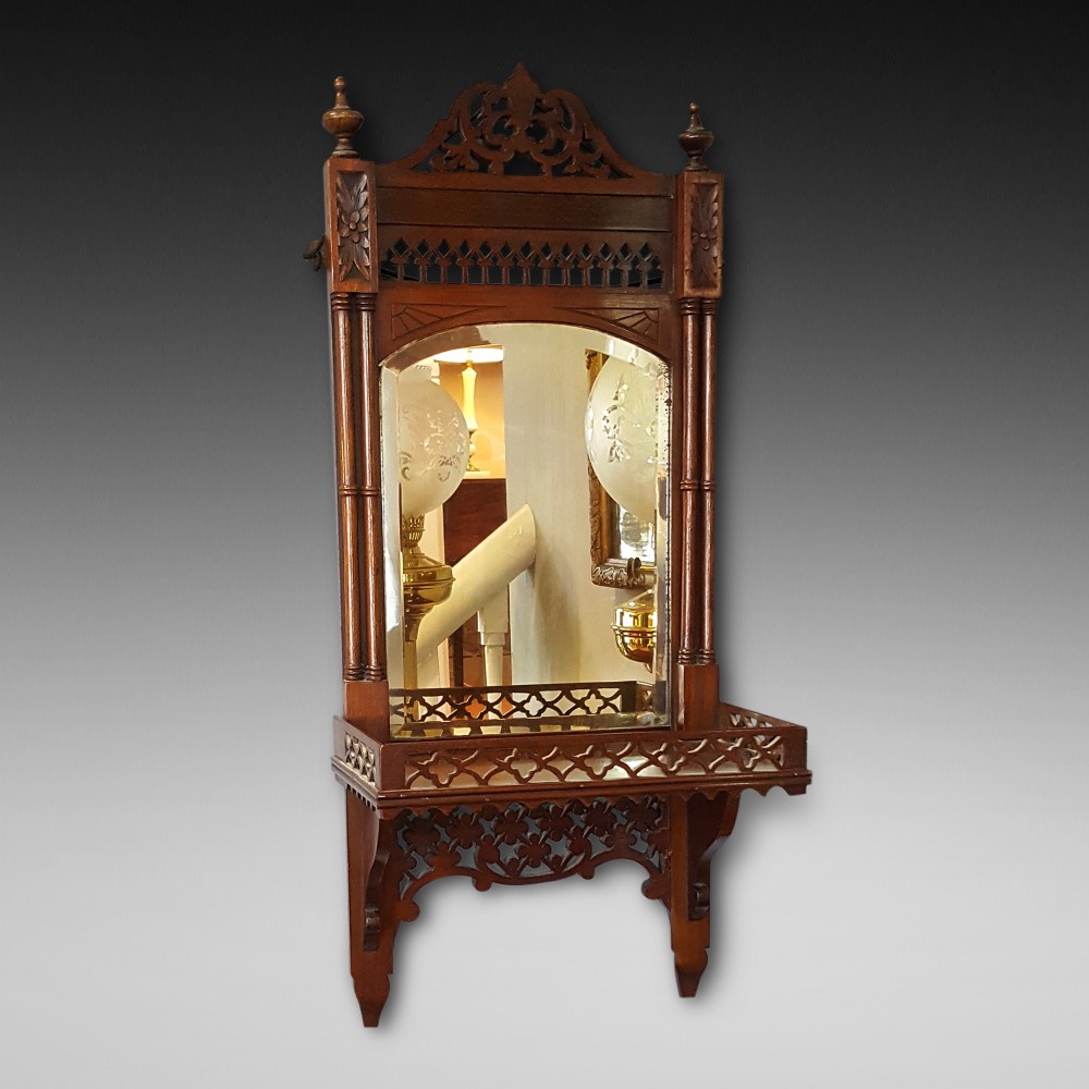 Chippendale Revival Mirrored Wall Bracket