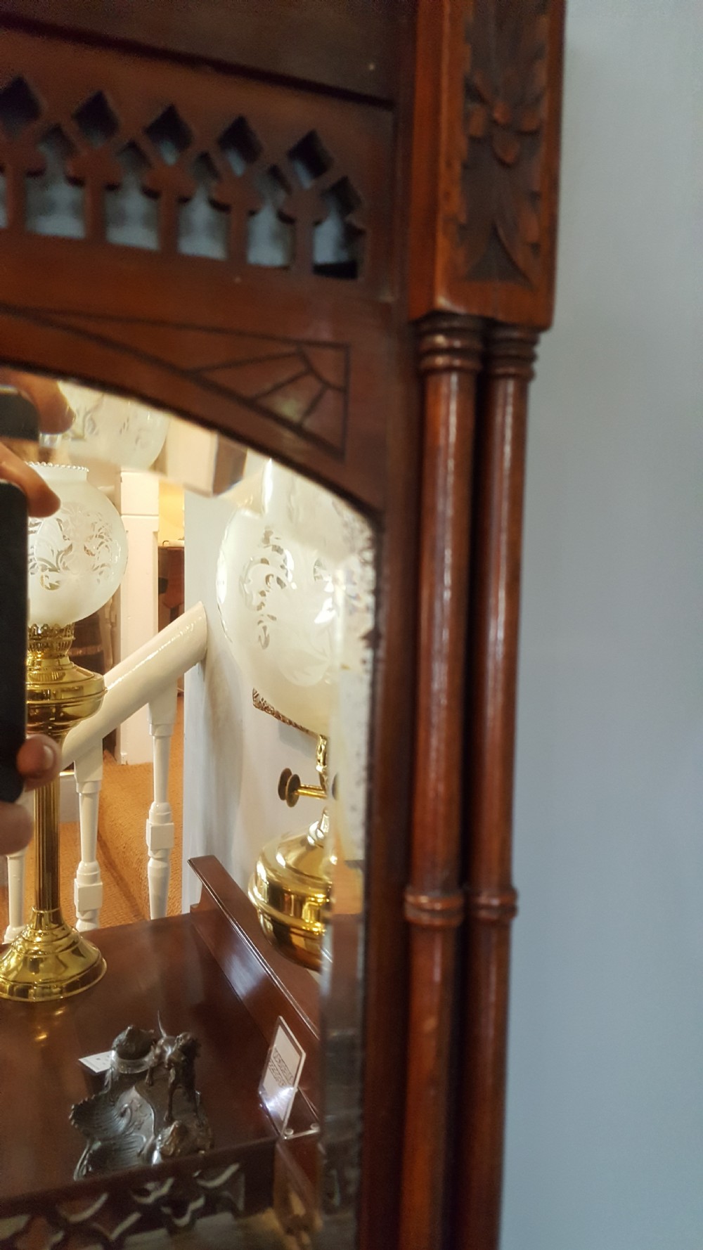 Chippendale Revival Mirrored Wall Bracket View IV