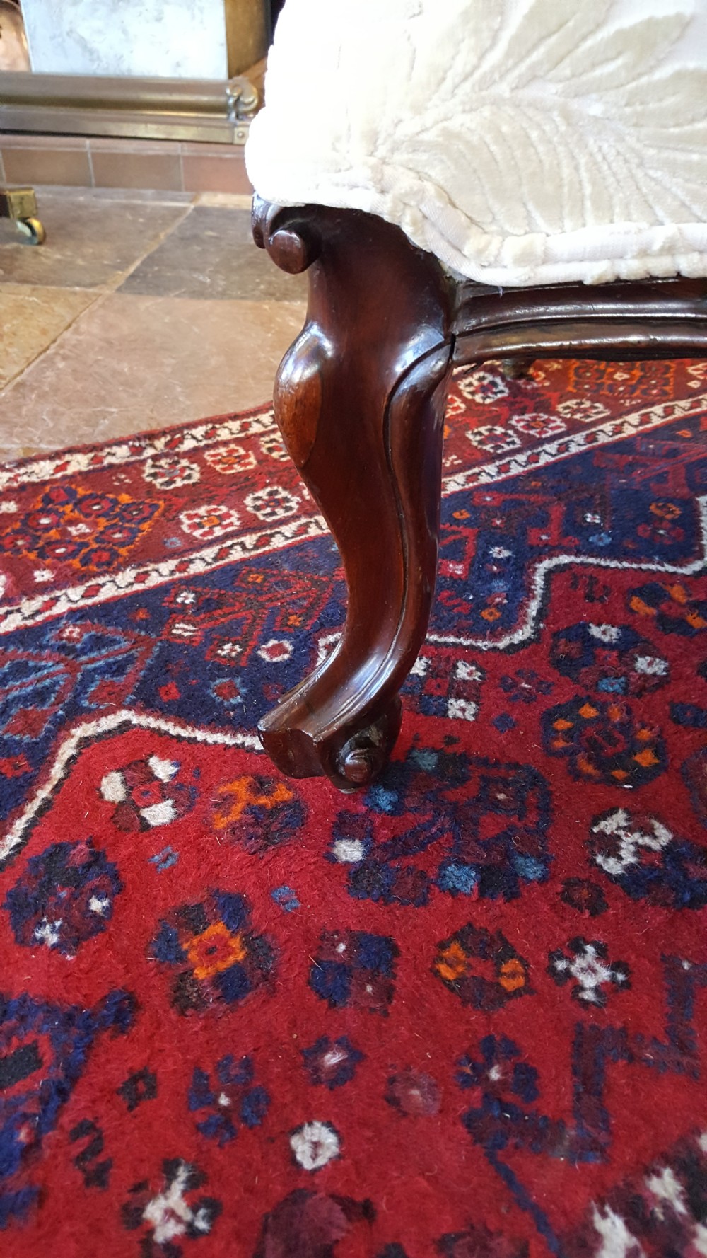 Early Victorian Rosewood Chaise Lounge View III