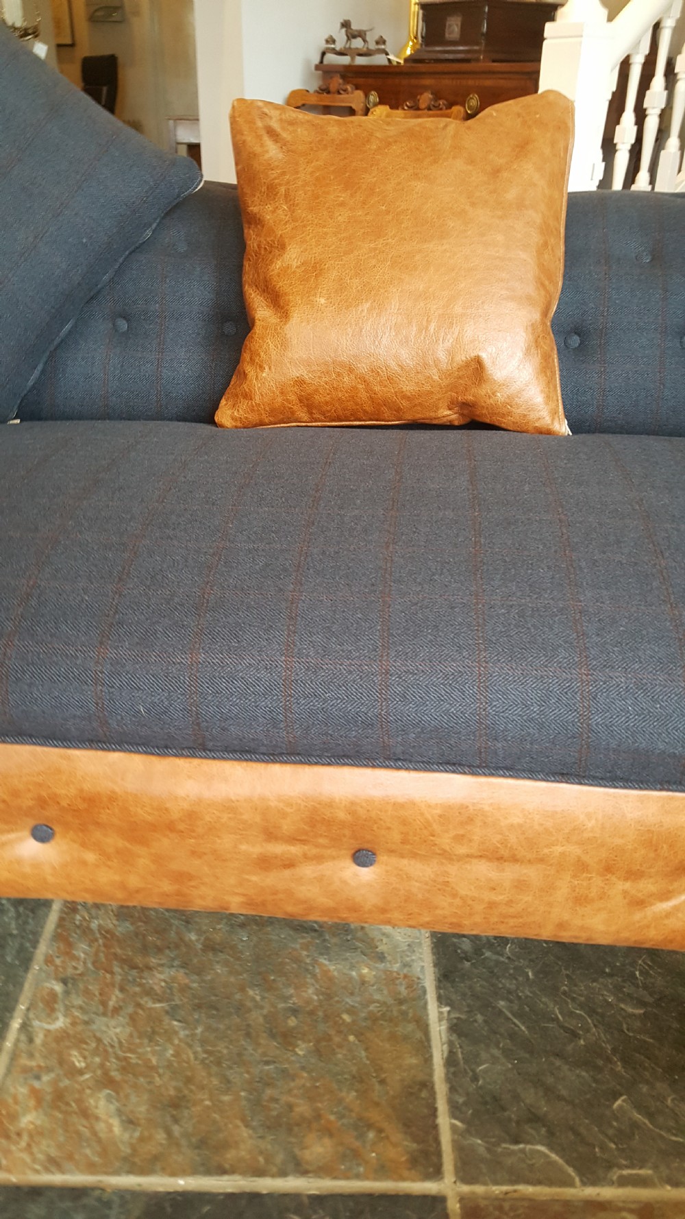 Late Victorian Mahogany Chesterfield Sofa View III