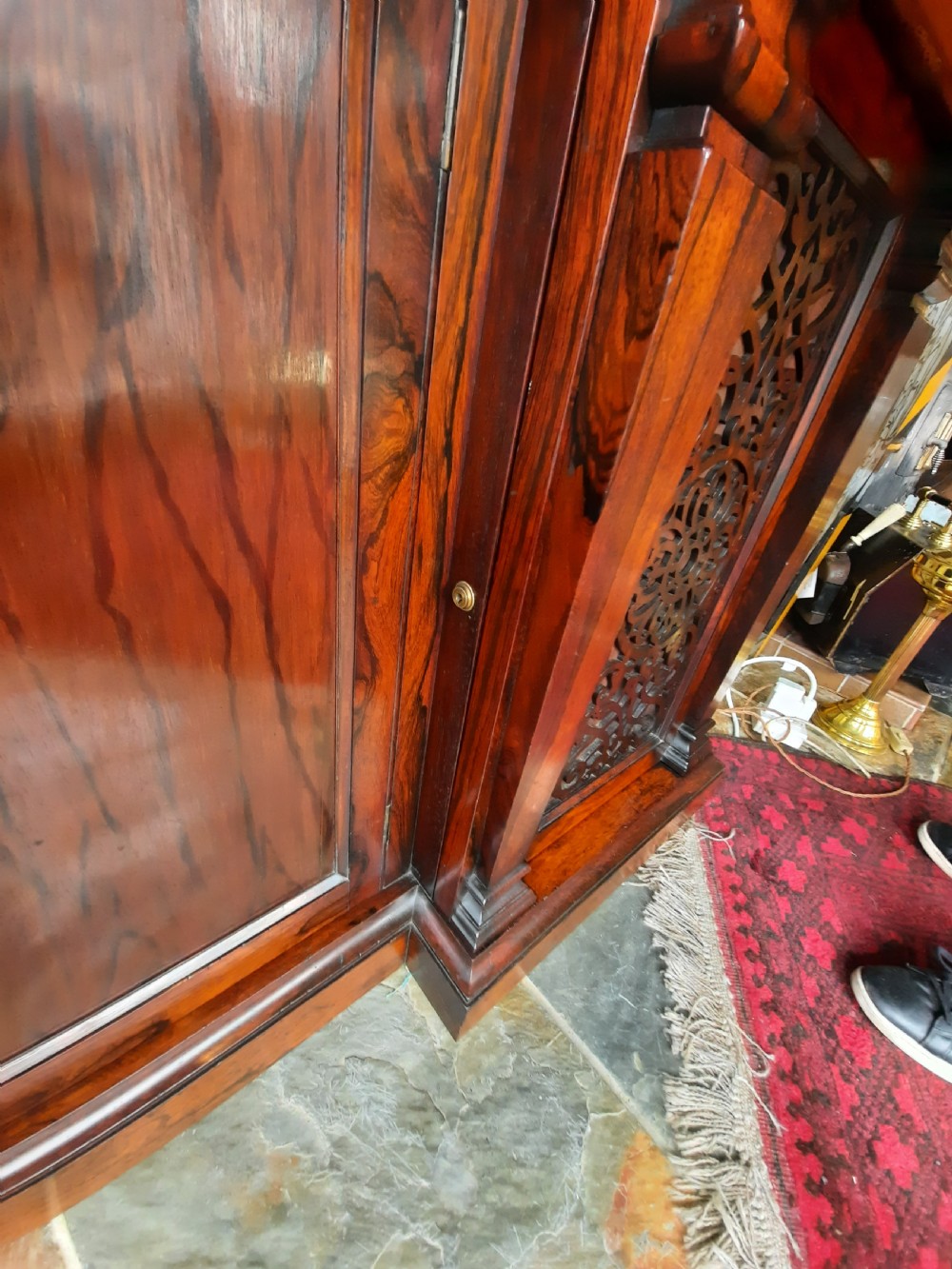 Regency Rosewood Breakfront Sideboard View II