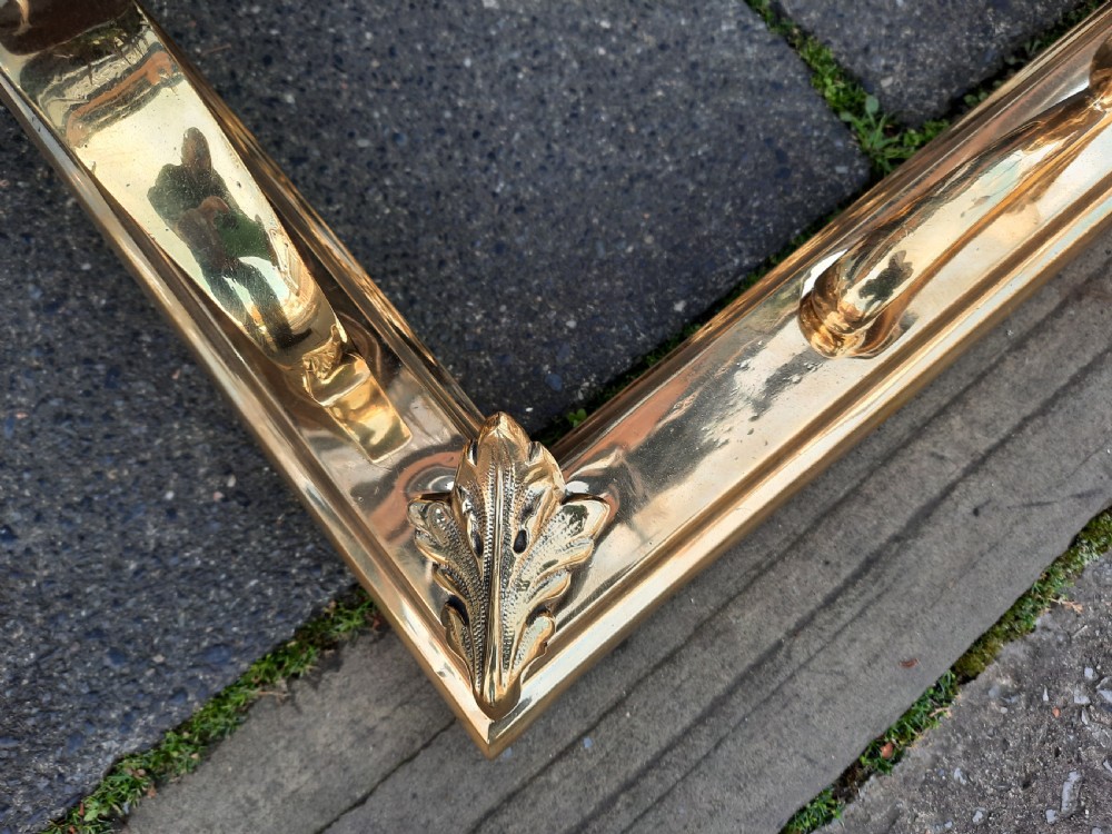 Victorian Brass Fender, Dogs and Fire Irons View VII