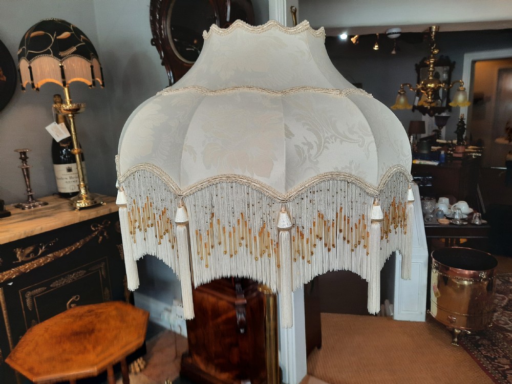 Art Nouveau Brass Extending Standard Lamp View II