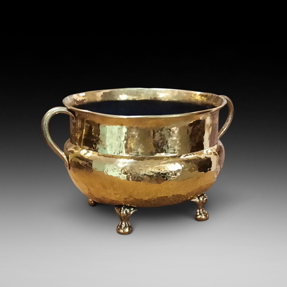 Large Brass Log Bucket