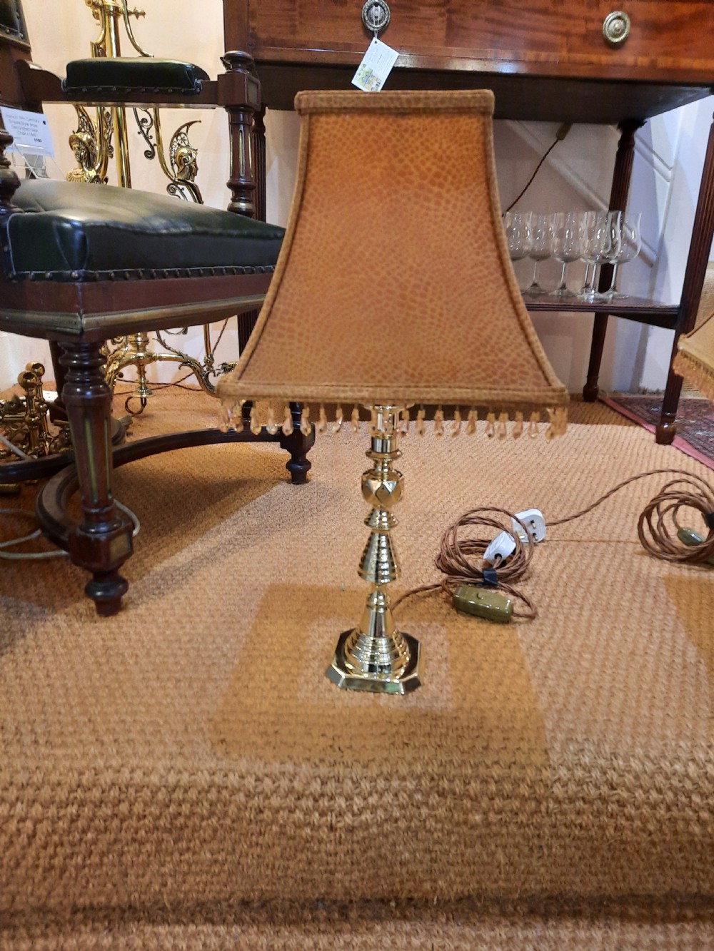 Pair of Late 19thC Candlesticks View II