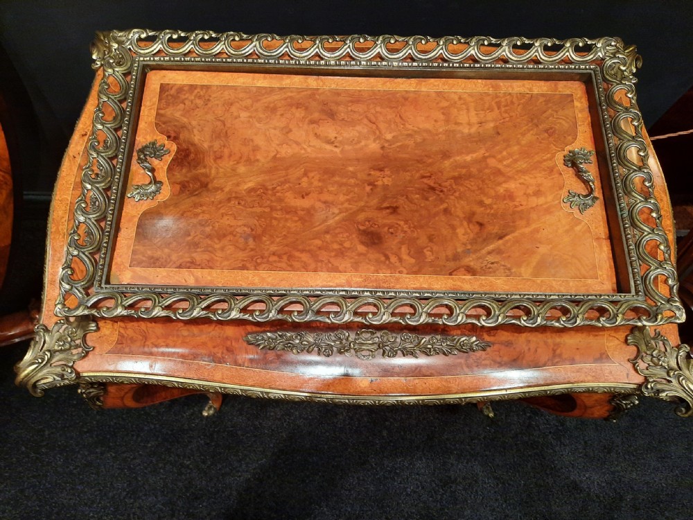 Victorian Burr Walnut Jardiniere View II