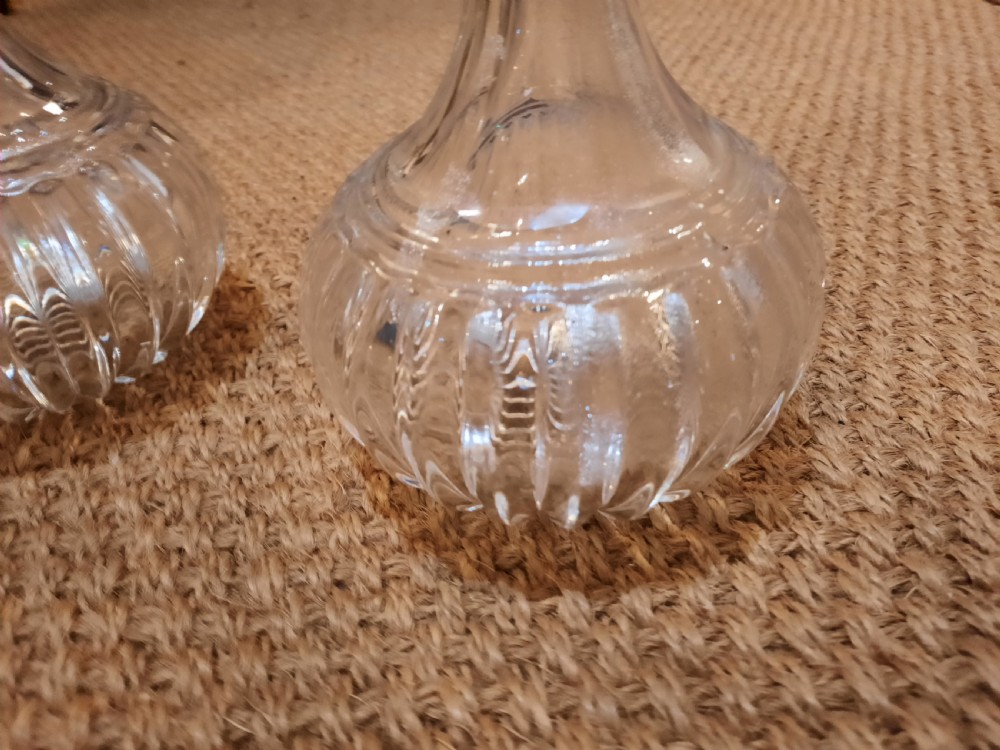 Pair of Victorian Decanters View II