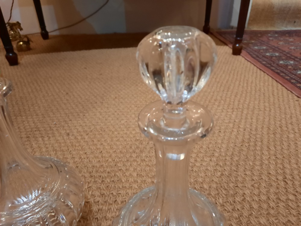 Pair of Victorian Decanters View III