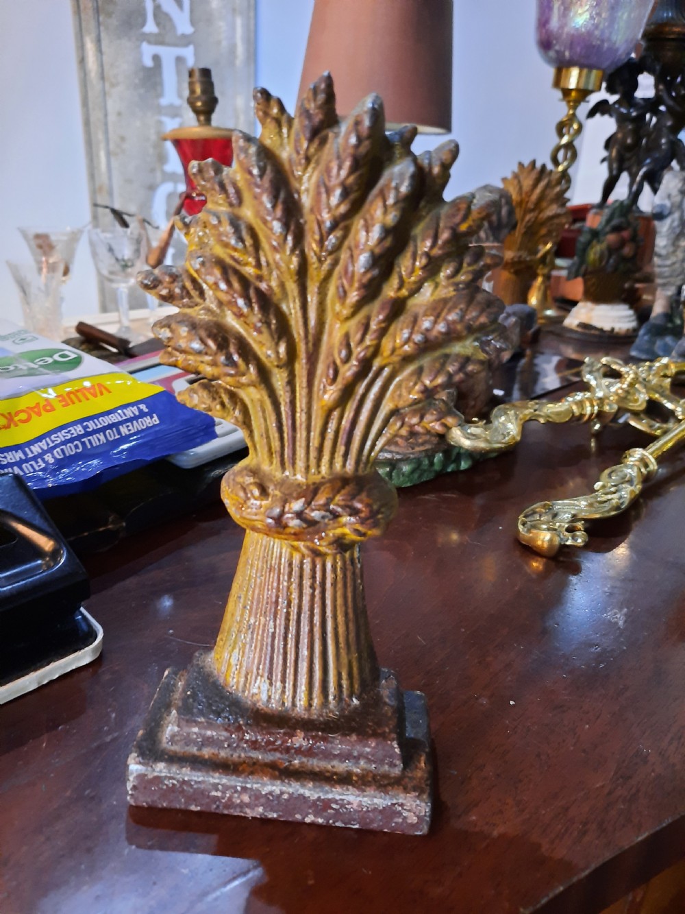 An Ensemble of  7Cast Iron Door Stops View III