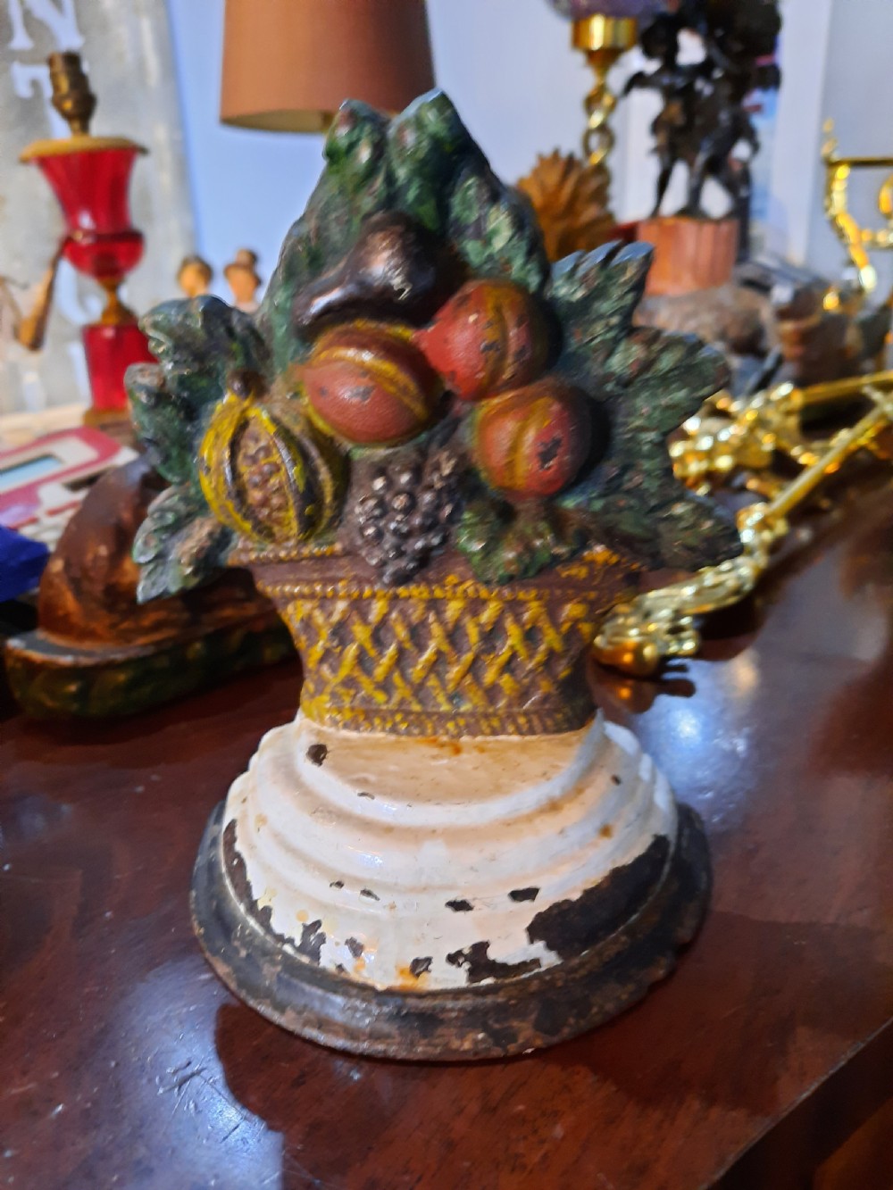 An Ensemble of  7Cast Iron Door Stops View VI