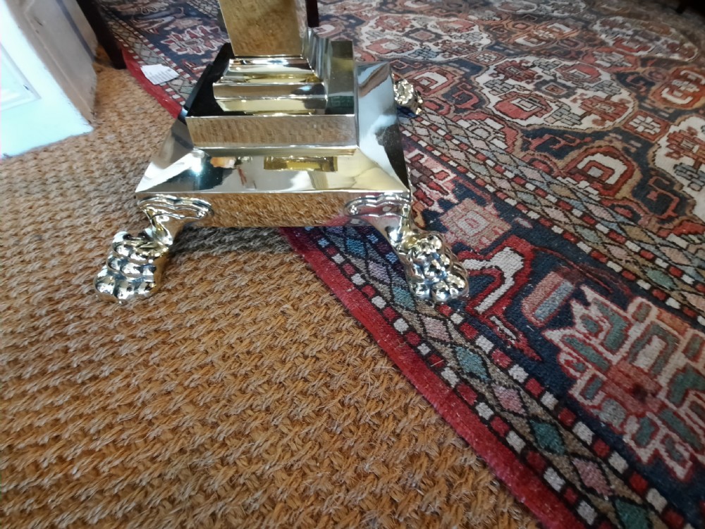 Early 20thC Brass Adjustable Standard Lamp View III