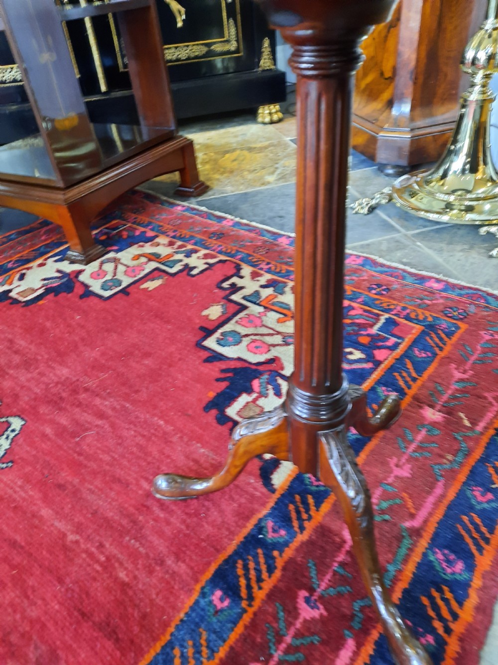 Early 20thC Mahogany Tripod Wine Table View III