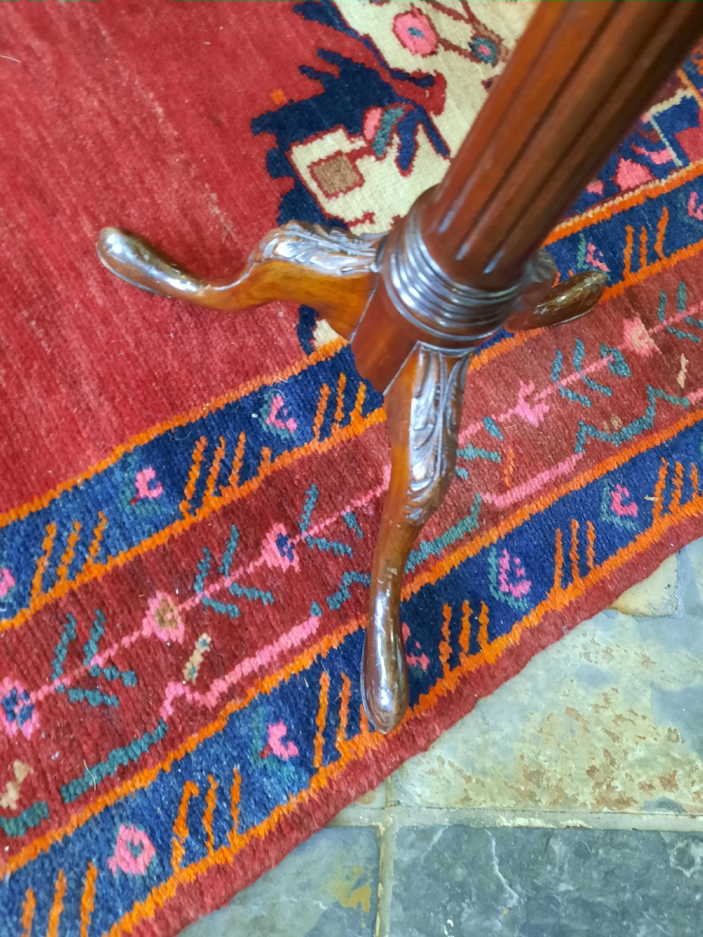 Early 20thC Mahogany Tripod Wine Table View IV