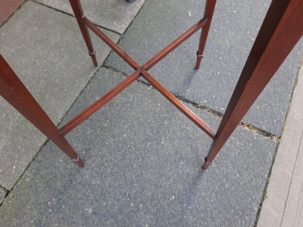 Edwardian Chippendale Style Mahogany Candle Stand View IV