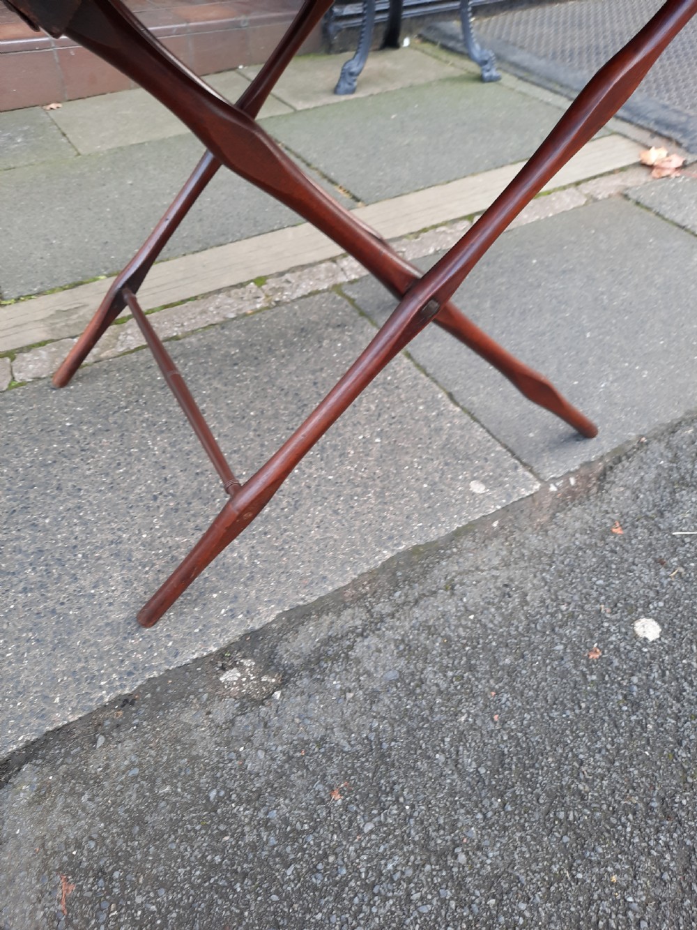 Late Georgian Mahogany Oval Butlers Tray View IV