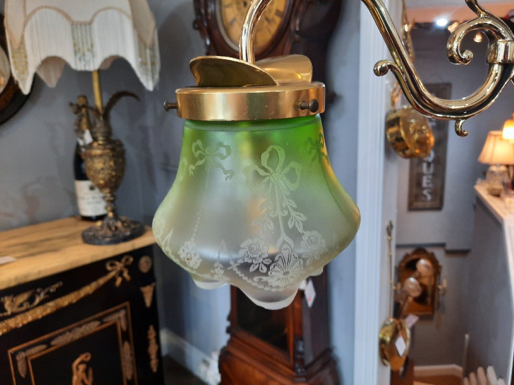 Early 20thC Brass Adjustable Standard Lamp View II