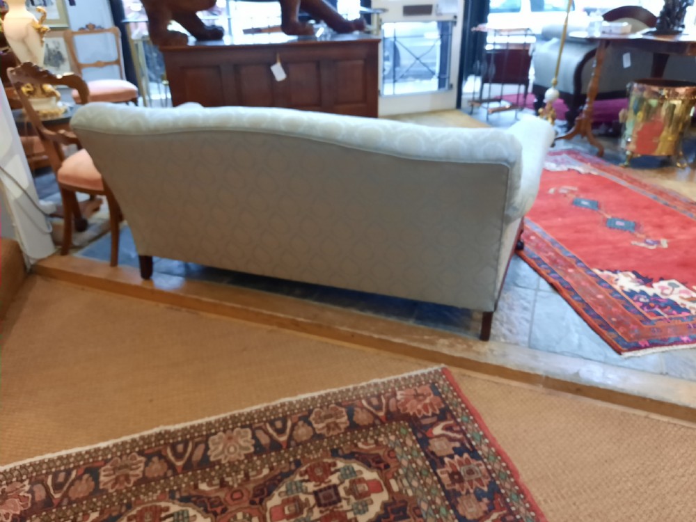 Victorian Mahogany Framed Sofa View VII