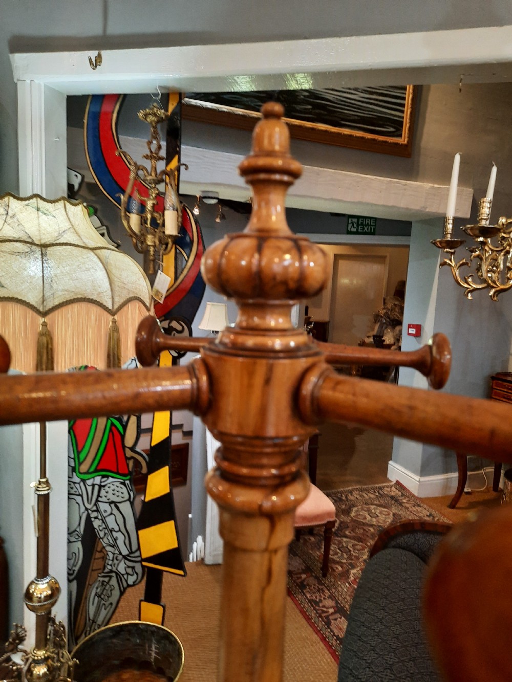 Walnut Hat and Coat Stand View V