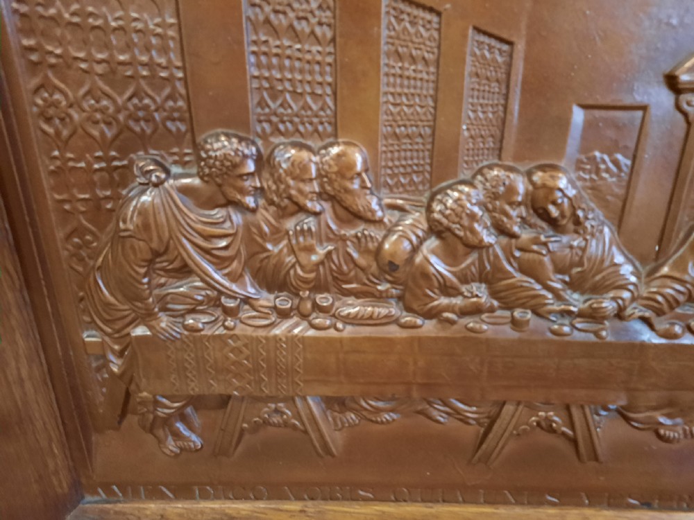 Coalbrookdale Cast Iron Relief of The Last Supper View II